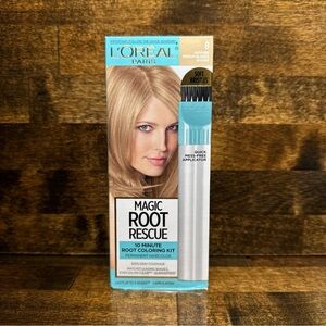 L'Oreal Paris Root Rescue 10 Minute Root Coloring Kit, 8 Medium Blonde, NEW